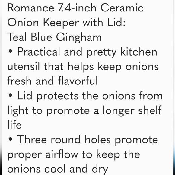 ❤️ New Pioneer Woman Sweet Romance Garlic, Onion & Potatoe Keepers - Picture 6 of 8